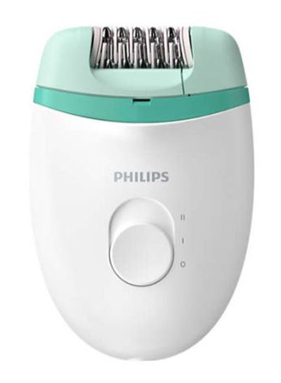 Buy Satinelle Essential Corded Compact Epilator White/Green in UAE