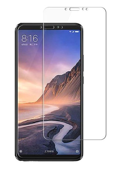 Buy Tempered Glass Screen Protector For Xiaomi Mi Max 3 Clear in UAE