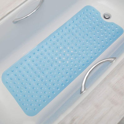 Buy Anti-Slip Bathtub Mat Gray 39 x 16inch in UAE