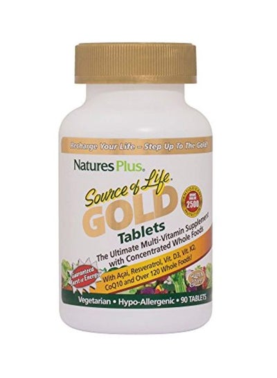 اشتري Source Of Life Gold Tablets- 90 Vegetarian Tablets في الامارات