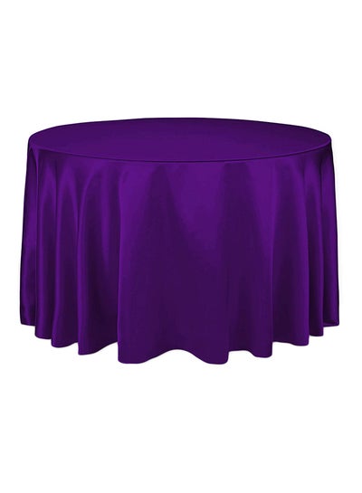 Buy Solid Pattern Table Cloth Purple 118inch in Saudi Arabia