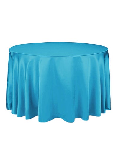 Buy Solid Pattern Table Cloth Turquoise 118inch in Saudi Arabia