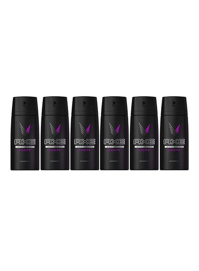 Buy Pack Of 6 Body Spray Deodorant 6 x 150ml in UAE