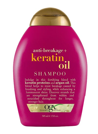 Buy Anti-Breakage Plus Keratin Oil Shampoo 385ml in UAE