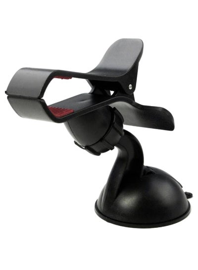 Buy Windshield Mobile Mount Stand Holder Black in UAE