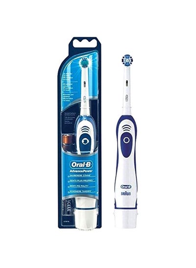 اشتري فرشاة الأسنان الكهربائية براون أدفانس باور أبيض/أزرق في السعودية