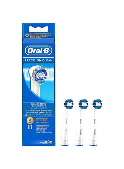 Buy Pack Of 3 Precision Clean Electric Toothbrush Heads White in UAE