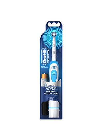 Buy Pro-Health Battery Powered Toothbrush White/Blue in Saudi Arabia