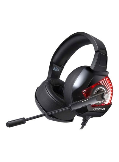 Buy K6 Over-Ear Wired Gaming Headset With Mic in Saudi Arabia