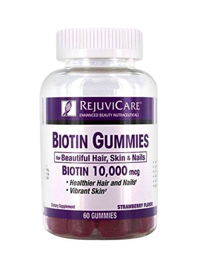 Buy Rejuvicare Biotin Supplement - 60 Gummies in UAE