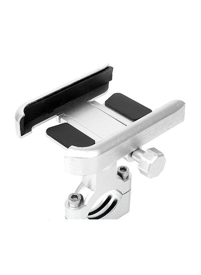 Buy Anti-slip Motorcycle Phone Holder Silver/Black in UAE