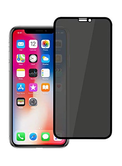 Buy Privacy Full Glass Screen Protector For Apple iPhone 11 Black in UAE
