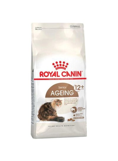 Buy Senior Ageing Feline Health Nutrition Dry Food Brown 2kg in Saudi Arabia