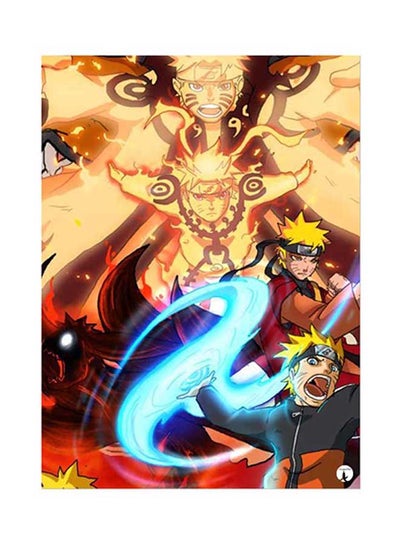 Buy Anime Naruto Metal Plate Poster Multicolour 15 x 20cm in Saudi Arabia