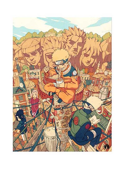 Buy Anime Naruto Metal Plate Poster Multicolour 15 x 20cm in Saudi Arabia