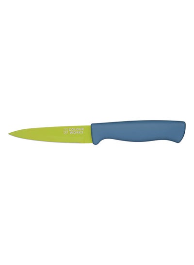 Buy Paring Knife With Edgekeeper Technology Sheath Green 9.5cm in UAE