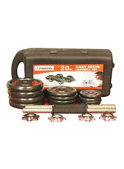 Buy Cast Iron Dumbbell Set 20kg in Saudi Arabia