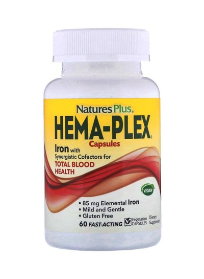 Buy Hema-Plex Dietary Supplement - 60 Capsules in UAE