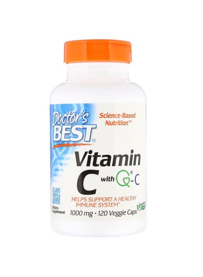 Buy Vitamin C With Q-C 1000 mg - 120 Capsules in UAE