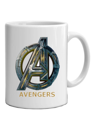 اشتري كوب مطبوع برسمة مستوحاة من فيلم "The Avengers" أصفر / أزرق / أخضر 11أوقية في الامارات