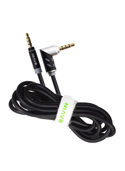 Buy AUX Port Audio Cable Black in UAE