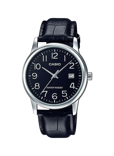 Buy Men's Water Resistant Analog Watch MTP-V002L-1BUDF - 39 mm - Black in Saudi Arabia