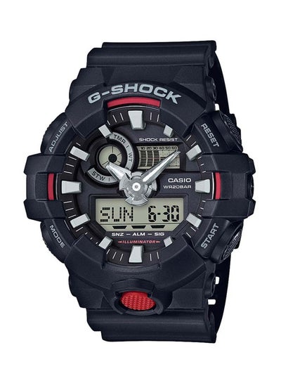 Buy Men's Water Resistant Analog/Digital Watch GA-700-1A in Egypt