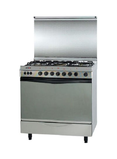 Buy 5-Burner Cooking Range AFGR8055FST Silver in UAE