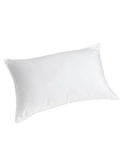 Buy 2-Piece Pillow Set cotton White 75 x 50cm in UAE