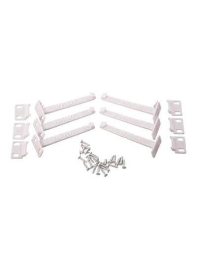 Buy Safety Catches, Pack of 6 - White in UAE