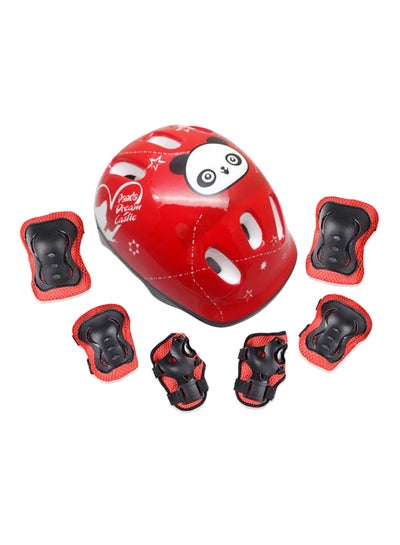 Buy 7-Piece Protection Gear Bicycle Ice Roller Skating Set in Saudi Arabia