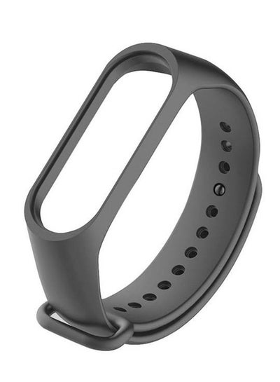 Buy Replacement Strap For Xiaomi Mi Band 4 Platinum Steel Ash in Saudi Arabia