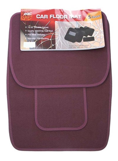 Buy 5-Piece Non Slip Car Mat Set in Saudi Arabia