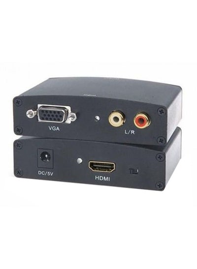 Buy VGA To HDMI Converter Black in Egypt