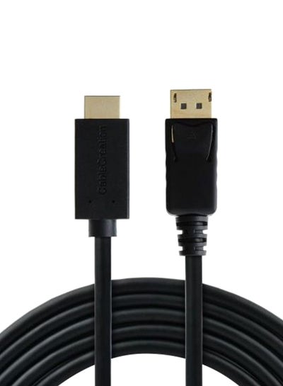 Buy Display Port To HDMI Cable black in Egypt