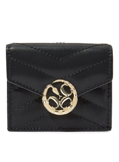 Buy Fashionable Leather Wallet Black in UAE