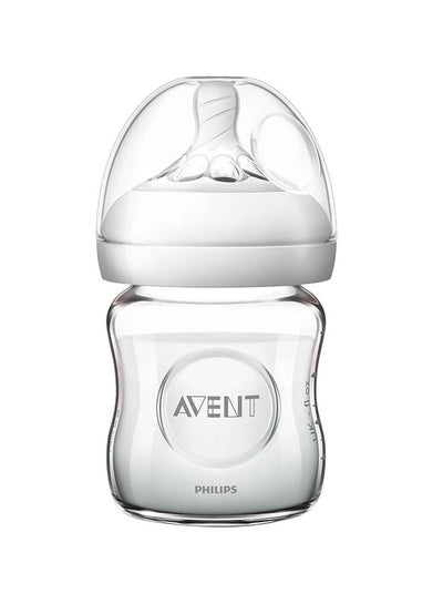 Buy Innovative Petal Design Natural Feeding Baby Ultra Soft Nipple Bottle Set For Newborn Babies, 120 ml, Clear in Saudi Arabia