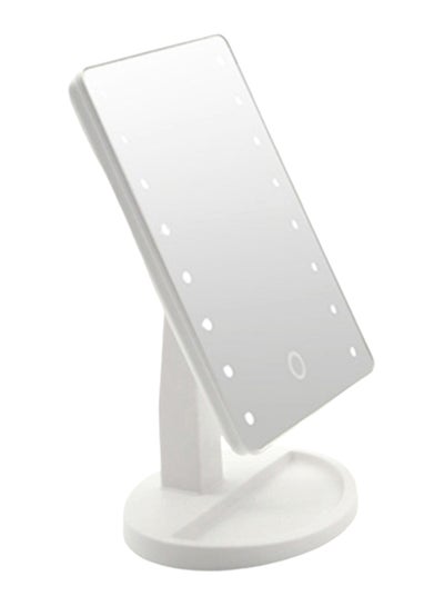 Buy LED 16 Lamp Desktop Cosmetic Mirror White in Egypt