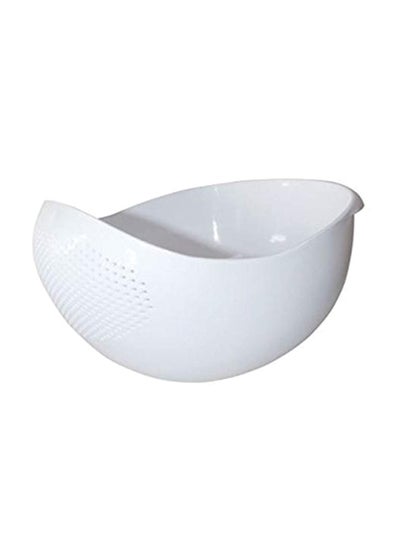 Buy Drainage Basket White 32 x 26 x 15centimeter in UAE