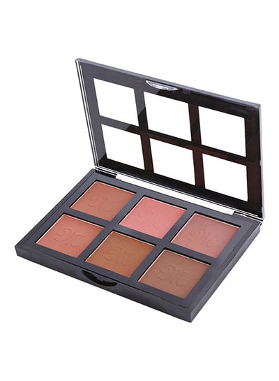 Buy 6-Color Blush Palette Multicolour in UAE