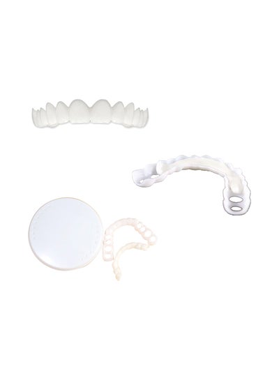 Buy Snap On Natural Upper Veneer Dental False Teeth in UAE