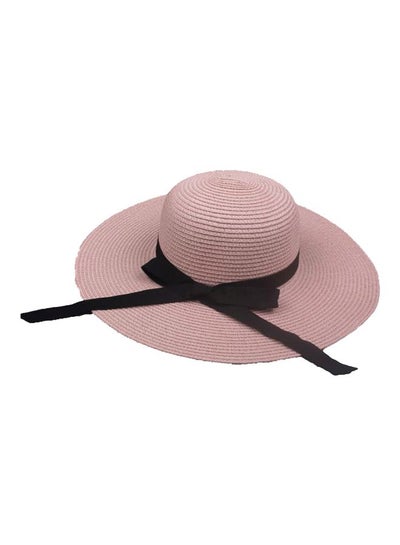 اشتري قبعة من الورق للحماية من الشمس وردي/ أسود في الامارات