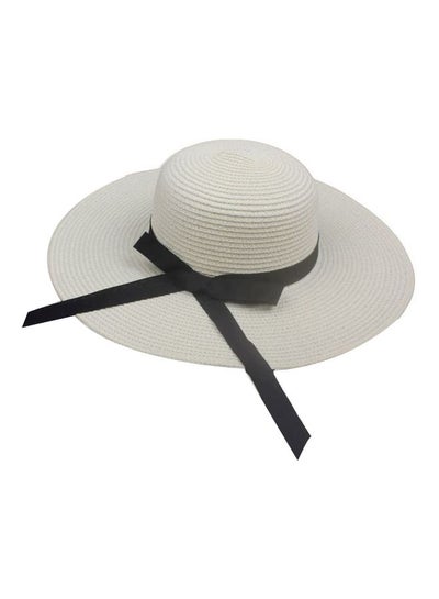 اشتري قبعة واقية من الشمس سادة . أبيض/ أسود في السعودية