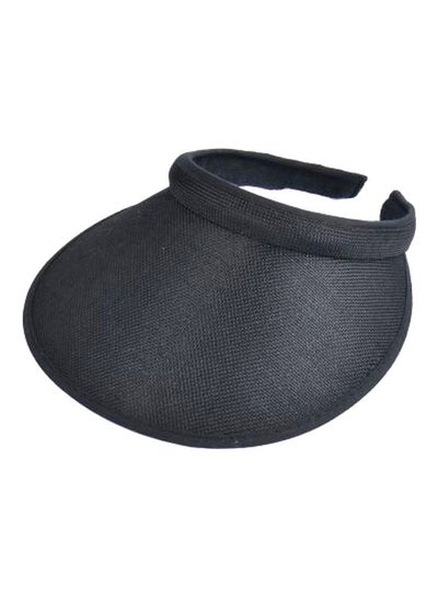 Buy Solid Sun Hat Black in Saudi Arabia