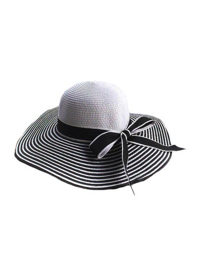 اشتري قبعة واقية من الشمس أسود/ أبيض في السعودية