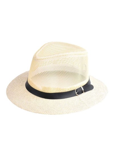 اشتري قبعة كاجوال للحماية من الشمس بيج/ أسود في السعودية