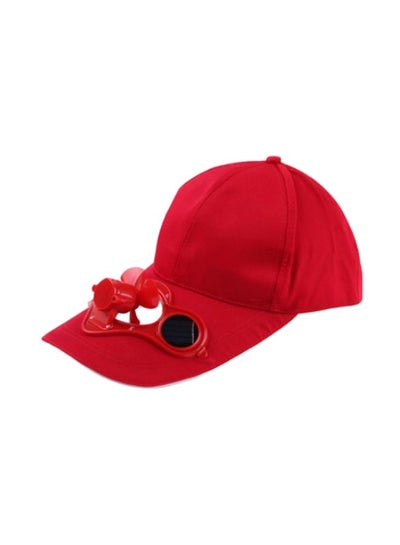 Buy Casual Sun Cap Red/Black in UAE