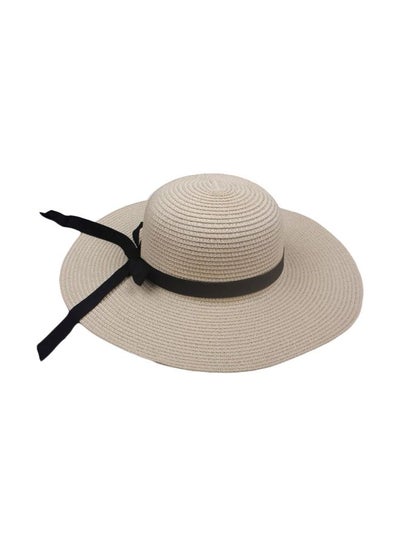 Buy Casual Sun Hat Beige/Black in Saudi Arabia