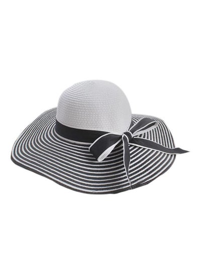 Buy Sun Protection Hat Black/White in UAE