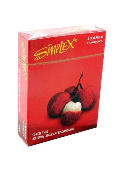 Buy 3-Piece Super Thin Condoms - Lychee in Egypt